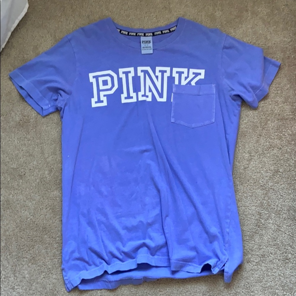 Pink short sleeve shirt